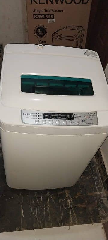 *HAIER AUTOMATIC WASHING MACHINE (MODEL _HWM75-918)* 0