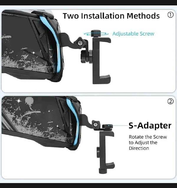 Motorcycle Helmet Chin Stand Mount For Mobile Phones. 3