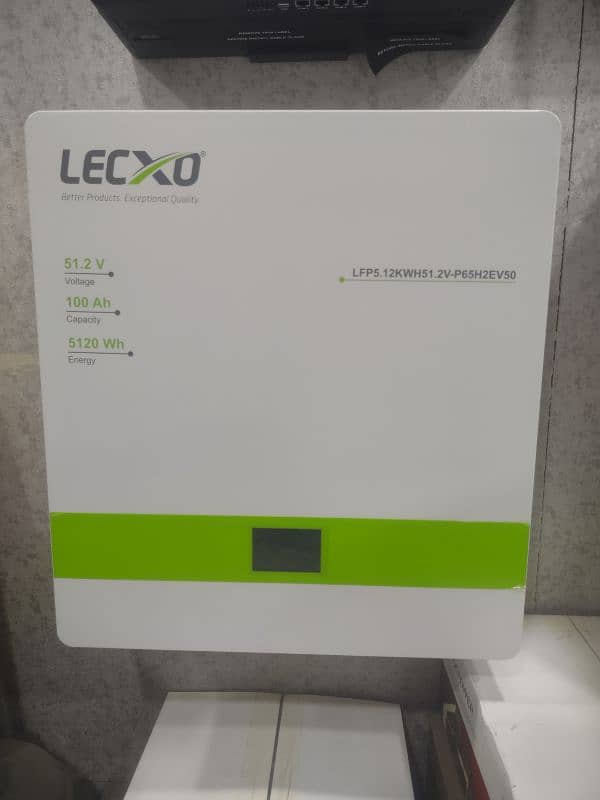 lecxo lithium-ion battey 51.2v 100 amp 0