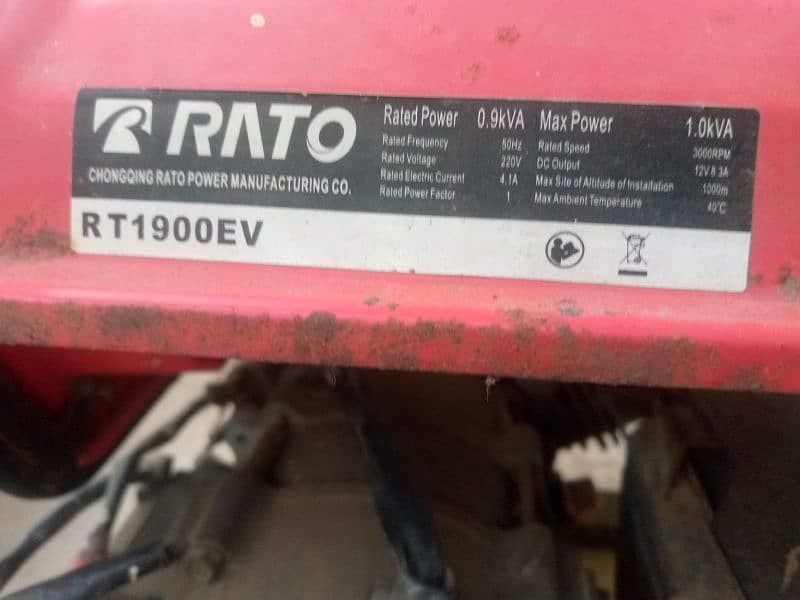 RT1900EV Rato Generator 99CC with gas kit 3