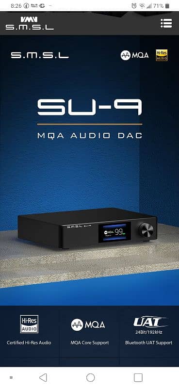 S. M. S. L SU-9 Premium HiFi DAC 6