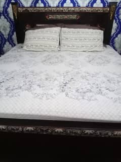 wooden bed in good quality