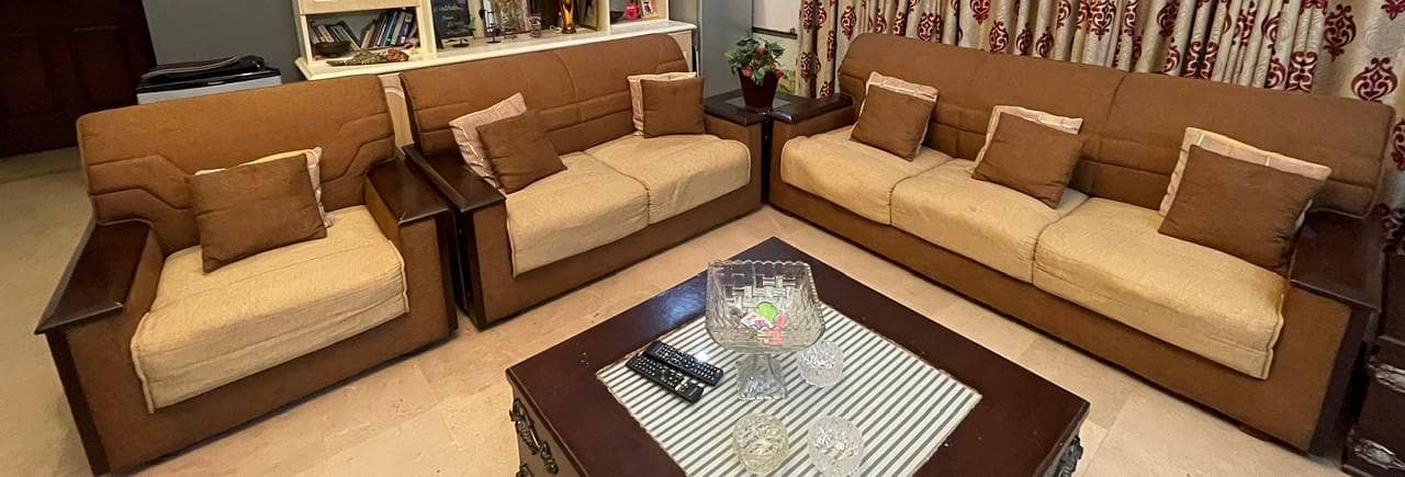 Good Condition Sofa Set 3+2+1 0