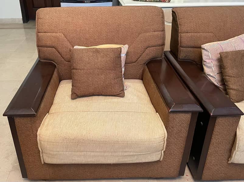 Good Condition Sofa Set 3+2+1 3