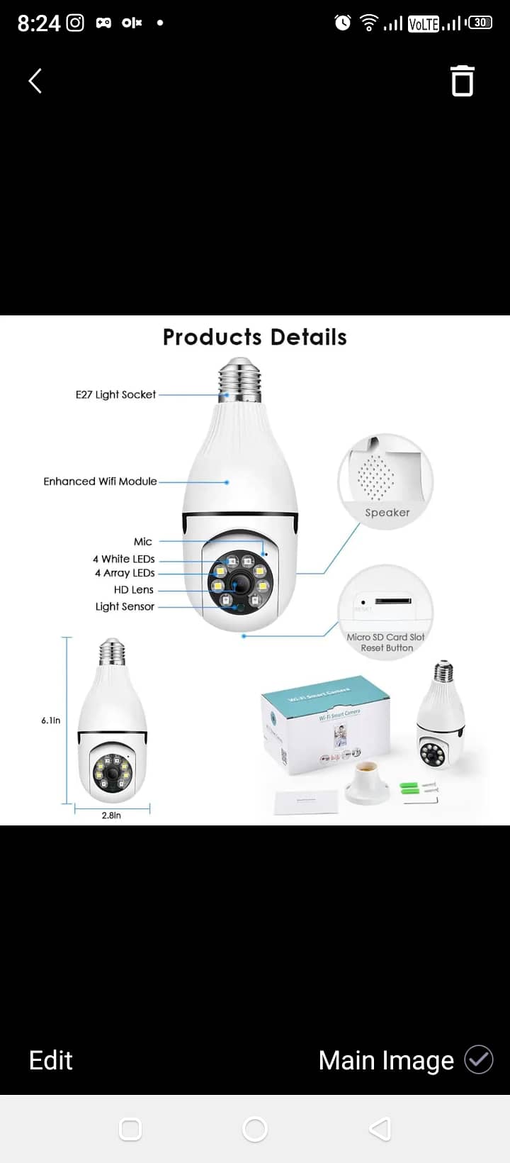 Dahua CCTV Camera with WiFi 3