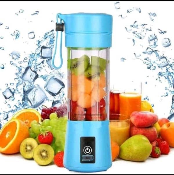 Six Blade Portable USB Electric Juicer Bottle Blender 1