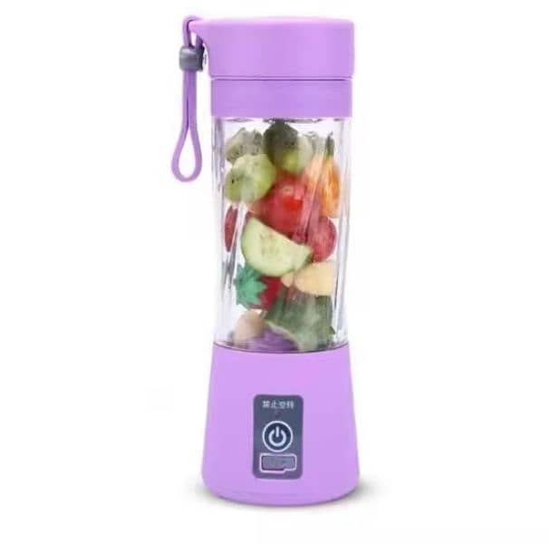 Six Blade Portable USB Electric Juicer Bottle Blender 6