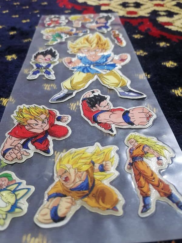 Dragon ball z foam sparkling stickers 1