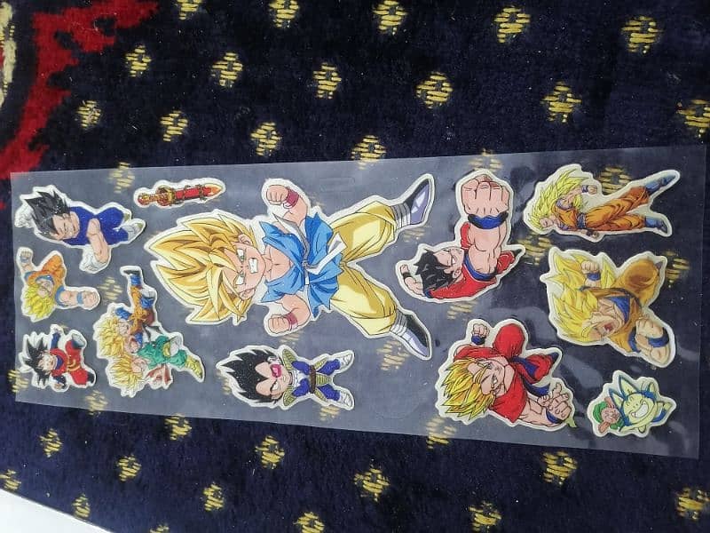 Dragon ball z foam sparkling stickers 2