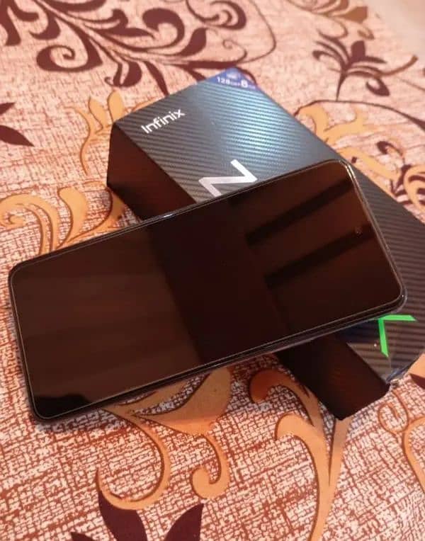 Infinix zero x neo with box and charger 3