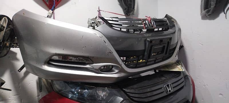 Honda insight 2012 front bmpr with foglights 1