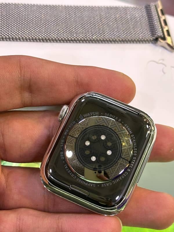 apple watch series 8 stainless steel 45mm 4