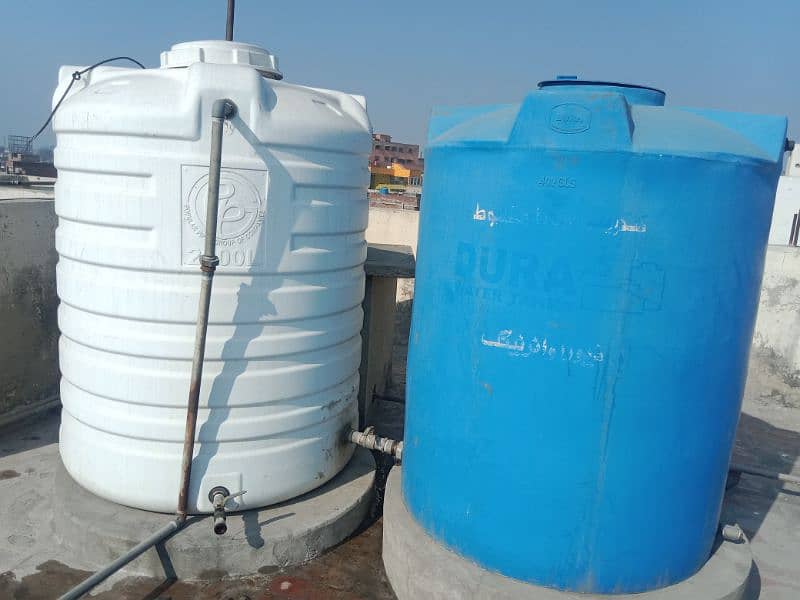 2 water tank for sell use 1