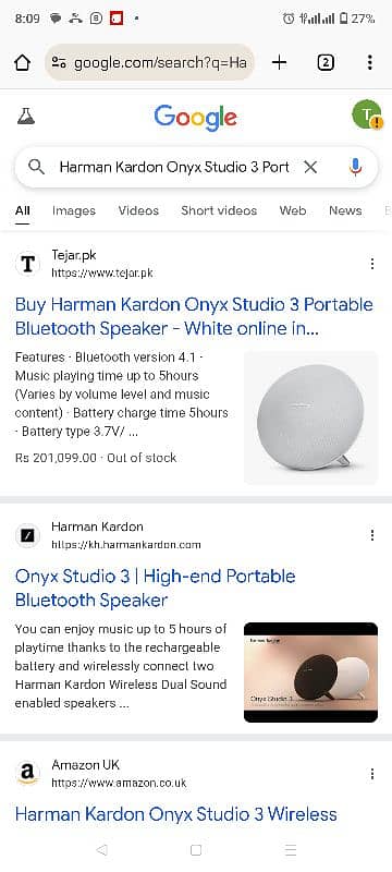 Harman Kardon Onyx Studio 3/Bluetooth Speakers/wieless Speakers 3