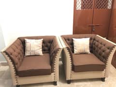 5 seater sofa set | with Glass table | urgent sale