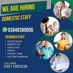 House Maid / Maids / Couple / Patient Care / Nanny / Driver / Helper