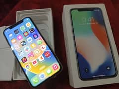 iphone x with box selling for low budget.