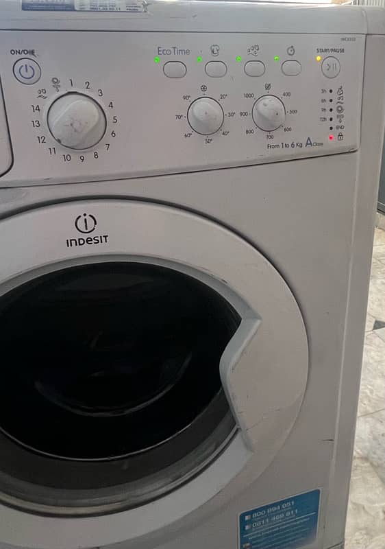 indeset 6KG Automatic Washing Machine 1