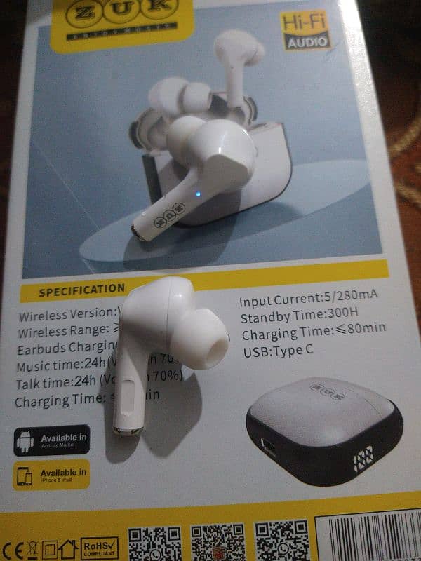 ZUK 102 TWS wireless earbuds 4