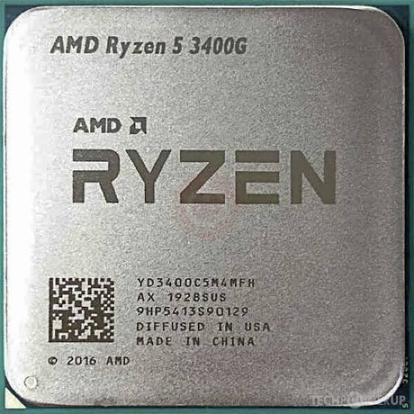 AMD Ryzen 5 3400G Desktop Processor  - with Radeon RX Vega 11 Graphics 0