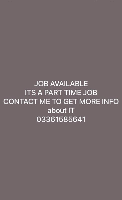 Online job available 0