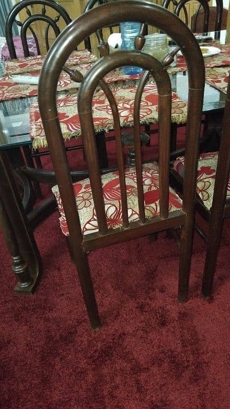 Dinning table with 6 chairs 3