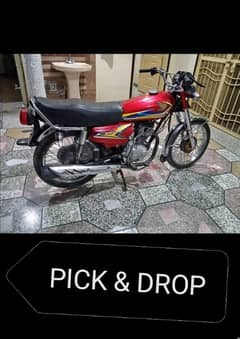 pick & drop service in honda 125