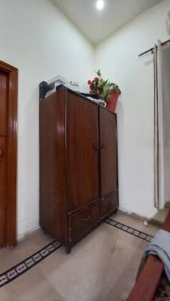 wooden wardrobe