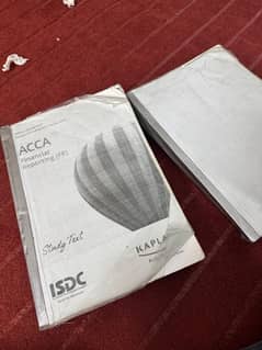 Acca f7 book and exam kit