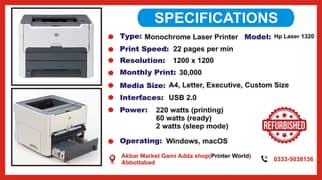 HP LASER JET 1320