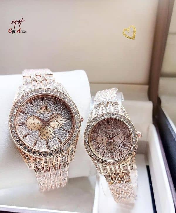 stylish quartz couple watch-2pcs set 2