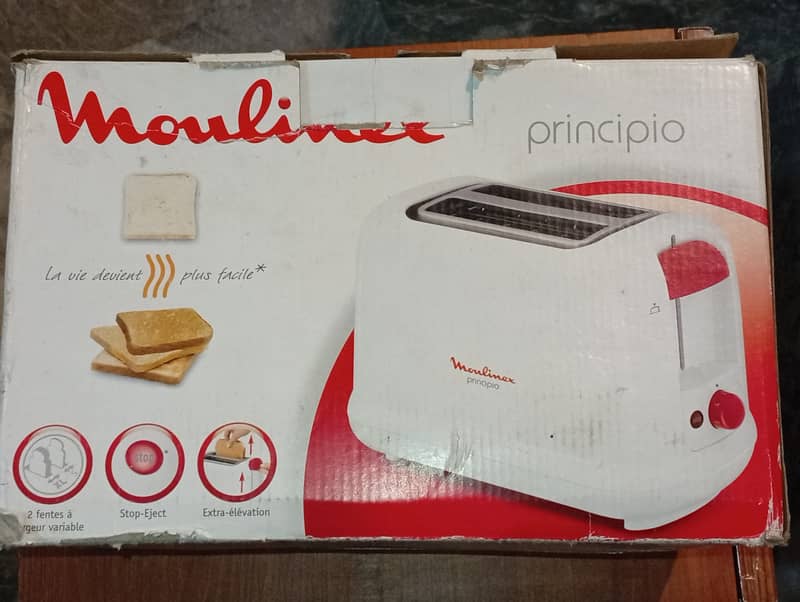 MOULINEX PRINCIPIO 2 SLOTS TOASTER LT160 0