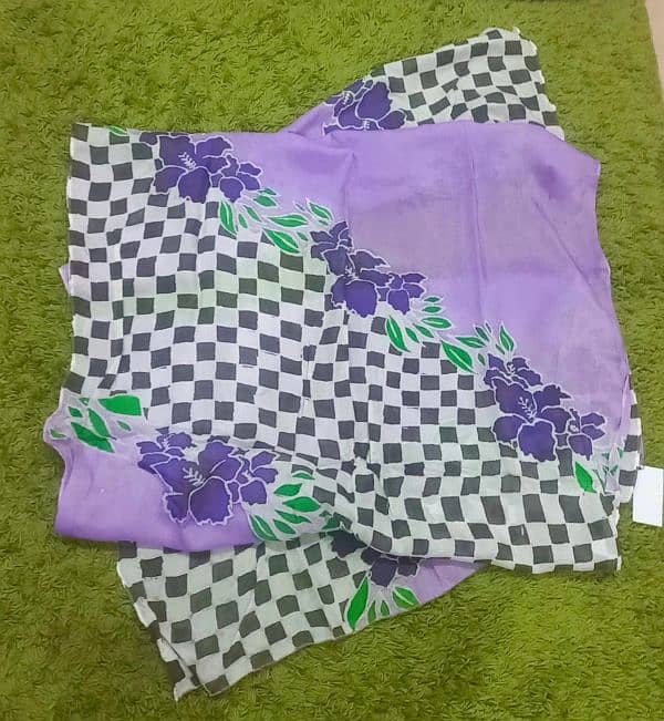 handpainted silk dupatta 1