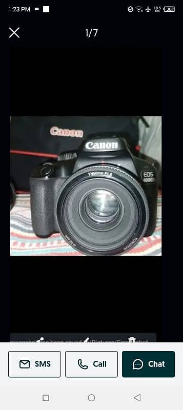 Canon eos 4000d with extra lense 5