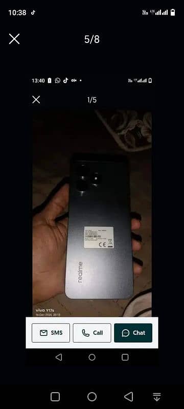 Realme Not 50 4-64 daba NAHI he charger he 3