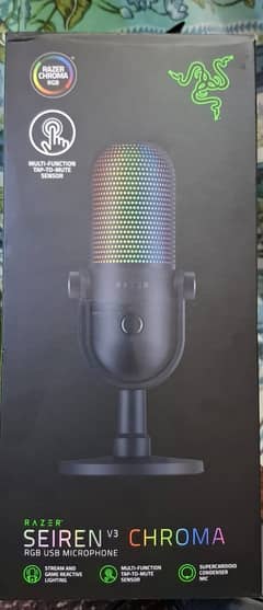 Razer SEIREN V3 Chroma RGB USB Microphone.