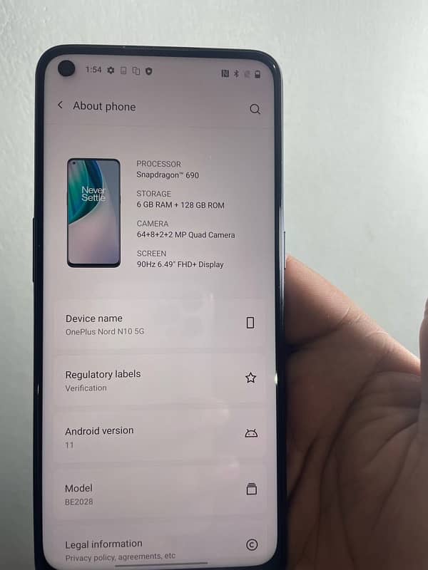 Oneplus Nord N10 5G 6/128gb non pta 1