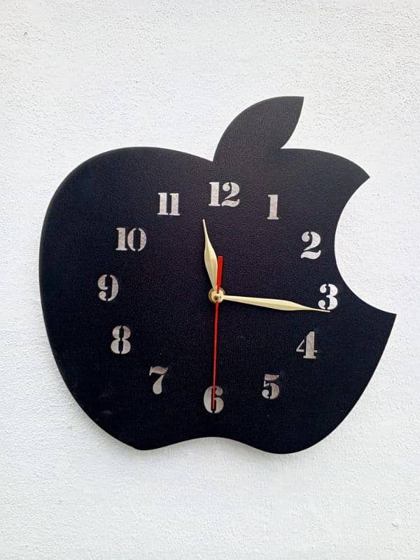 Apple design wall clock free delivery 1