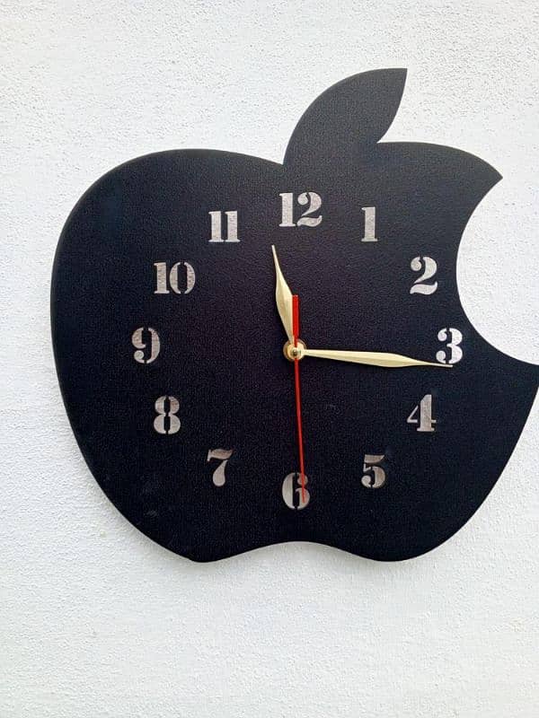 Apple design wall clock free delivery 2