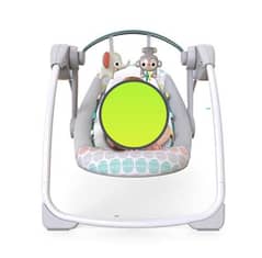 BABY CHAIR Portable Compact Automatic Swing Bright Starts Whimsical-UK