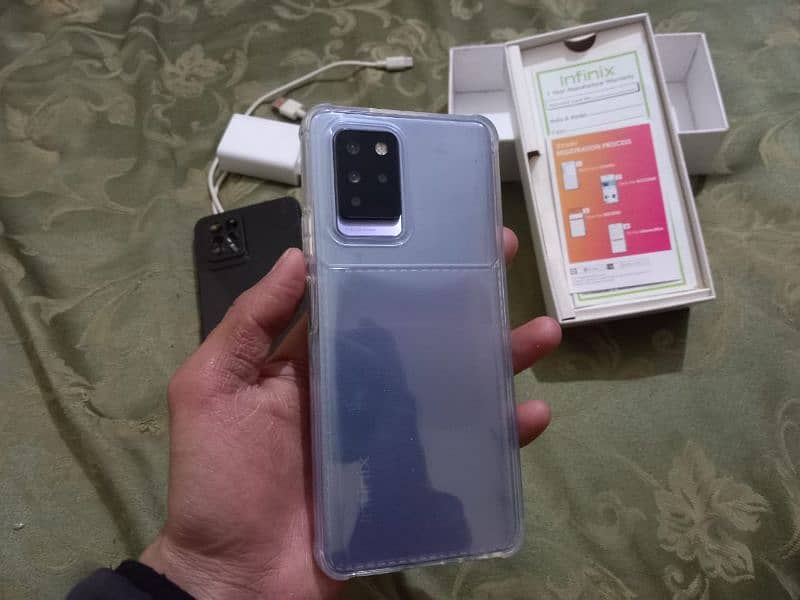 Infinix Note 10 Pro 8/128 with Box, Charger and 2 Back Covers 12