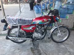 honda 125 lover antique bike golden plate