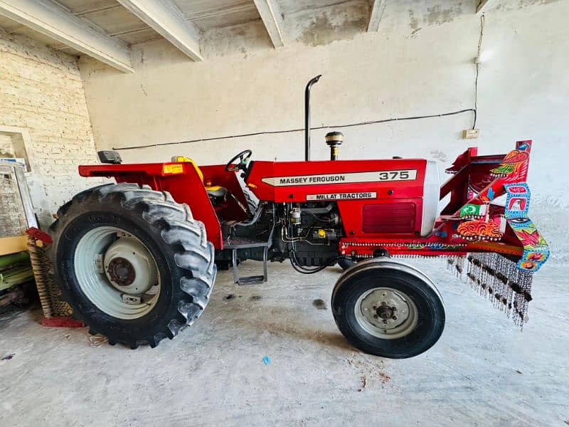 Massey 375 tractor 4