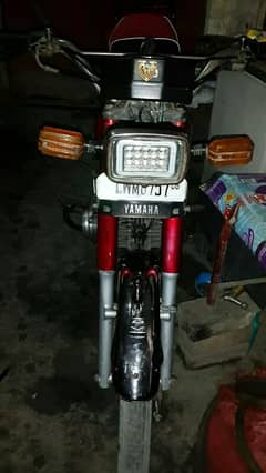 Yamaha 2storke full reciy bike shok se tyar ki ha 03045814229