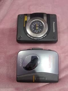 Sony & Panasonic cassette player each Rs3000