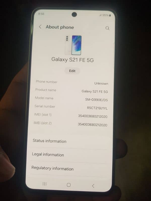 Samsung s21fe 5g non pta 2