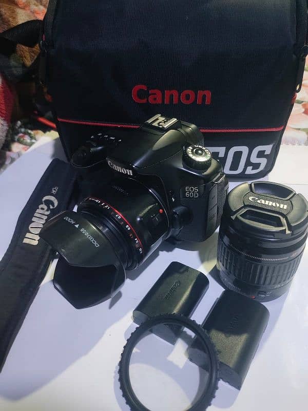 Canon EOS 60D with 50 MM & 28/50 Lens 1