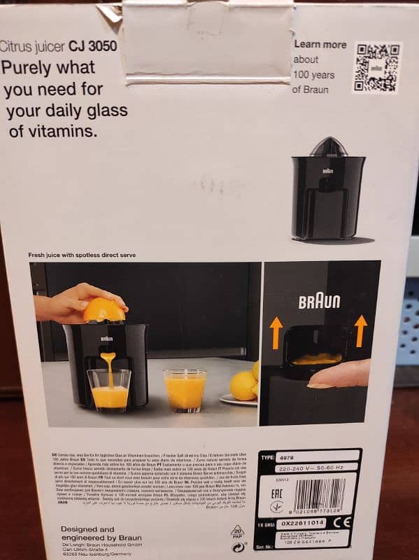 Braun Citrus juicer 1