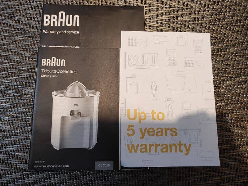 Braun Citrus juicer 4