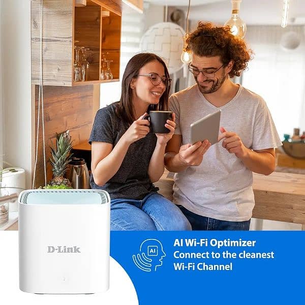 D-Link M15, AX1500 WiFi 6 Mesh Router, self-optimizing AI Wi-Fi Router 10